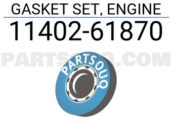 Suzuki 1140261870 GASKET SET, ENGINE