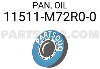 Suzuki 11511M72R00 PAN, OIL