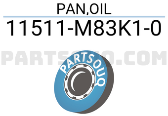 Suzuki 11511M83K10 PAN,OIL