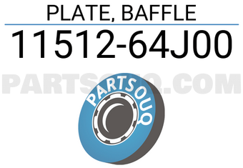 Suzuki 1151264J00 PLATE, BAFFLE