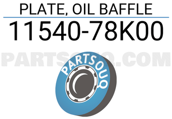 Suzuki 1154078K00 PLATE, OIL BAFFLE