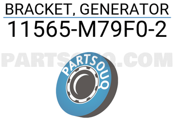 Suzuki 11565M79F02 BRACKET, GENERATOR