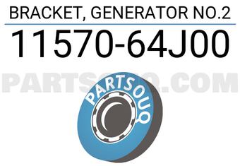 Suzuki 1157064J00 BRACKET, GENERATOR NO.2