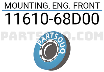 Suzuki 1161068D00 MOUNTING, ENG. FRONT