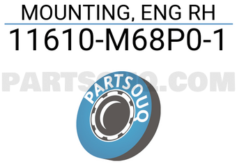 Suzuki 11610M68P01 MOUNTING, ENG RH