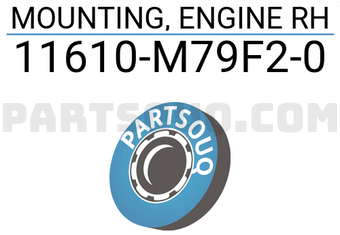 Suzuki 11610M79F20 MOUNTING, ENGINE RH