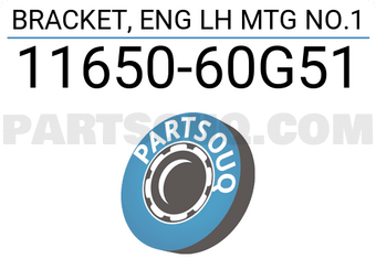 Suzuki 1165060G51 BRACKET, ENG LH MTG NO.1