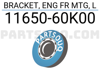 Suzuki 1165060K00 BRACKET, ENG FR MTG, L