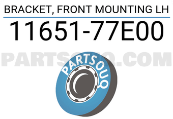Suzuki 1165177E00 BRACKET, FRONT MOUNTING LH