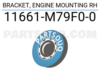 Suzuki 11661M79F00 BRACKET, ENGINE MOUNTING RH