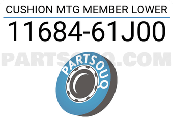 Suzuki 1168461J00 CUSHION MTG MEMBER LOWER