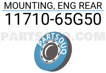 Suzuki 1171065G50 MOUNTING, ENG REAR