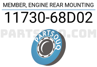 Suzuki 1173068D02 MEMBER, ENGINE REAR MOUNTING