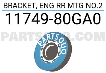 Suzuki 1174980GA0 BRACKET, ENG RR MTG NO.2