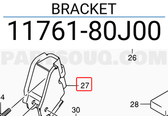 Suzuki 1176180J00 BRACKET