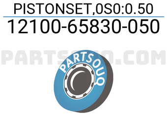 Suzuki 1210065830050 PISTONSET,0S0:0.50