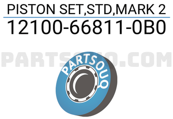 Suzuki 12100668110B0 PISTON SET,STD,MARK 2