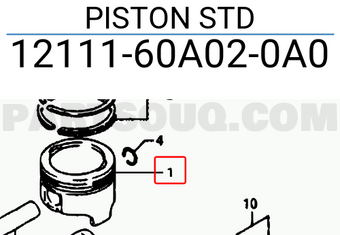 Suzuki 1211160A020A0 PISTON STD