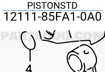 Suzuki 1211185FA10A0 PISTONSTD