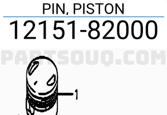 Suzuki 1215182000 PIN, PISTON