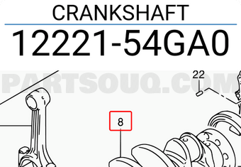 Suzuki 1222154GA0 CRANKSHAFT