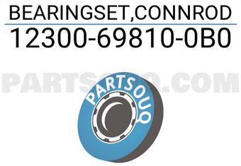 Suzuki 12300698100B0 BEARINGSET,CONNROD
