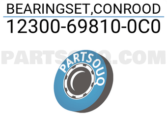Suzuki 12300698100C0 BEARINGSET,CONROOD