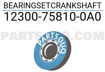Suzuki 12300758100A0 BEARINGSETCRANKSHAFT