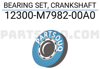 Suzuki 12300M798200A0 BEARING SET, CRANKSHAFT