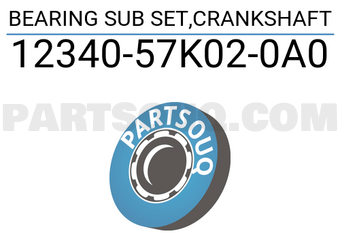 Suzuki 1234057K020A0 BEARING SUB SET,CRANKSHAFT