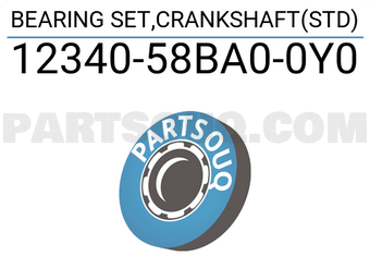 Suzuki 1234058BA00Y0 BEARING SET,CRANKSHAFT(STD)
