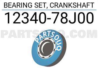 Suzuki 1234078J00 BEARING SET, CRANKSHAFT