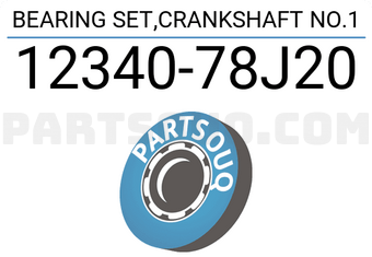 Suzuki 1234078J20 BEARING SET,CRANKSHAFT NO.1