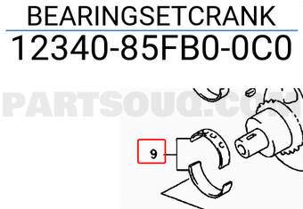 Suzuki 1234085FB00C0 BEARINGSETCRANK