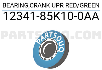 Suzuki 1234185K100AA BEARING,CRANK UPR RED/GREEN