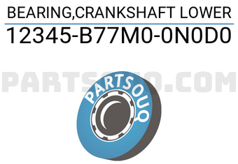 Suzuki 12345B77M00N0D0 BEARING,CRANKSHAFT LOWER
