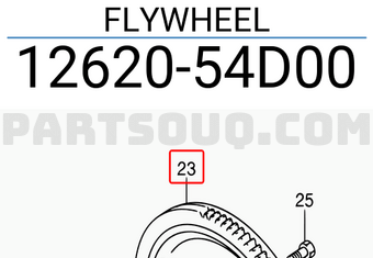 Suzuki 1262054D00 FLYWHEEL