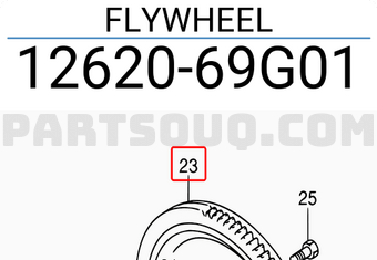 Suzuki 1262069G01 FLYWHEEL