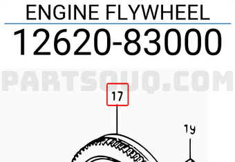 Suzuki 1262083000 ENGINE FLYWHEEL