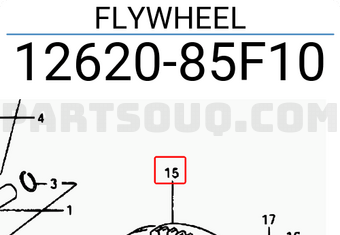 Suzuki 1262085F10 FLYWHEEL