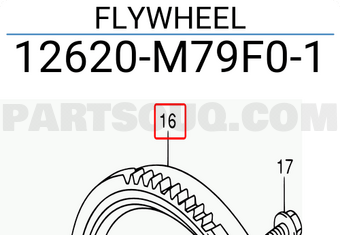 Suzuki 12620M79F01 FLYWHEEL