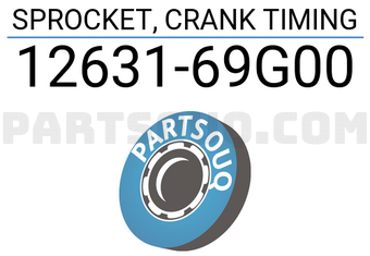 Suzuki 1263169G00 SPROCKET, CRANK TIMING
