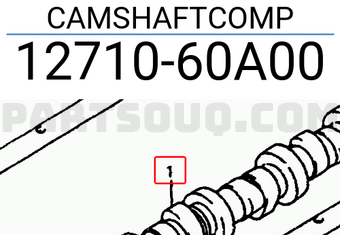 Suzuki 1271060A00 CAMSHAFTCOMP