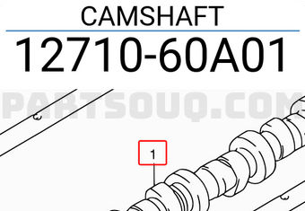 Suzuki 1271060A01 CAMSHAFT