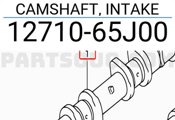 Suzuki 1271065J00 CAMSHAFT, INTAKE