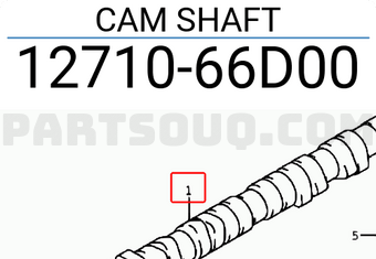Suzuki 1271066D00 CAM SHAFT
