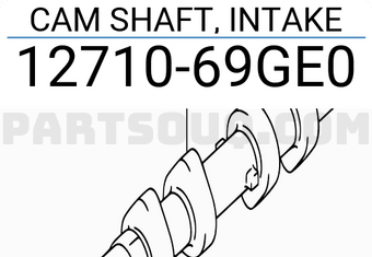 Suzuki 1271069GE0 CAM SHAFT, INTAKE