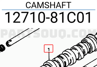 Suzuki 1271081C01 CAMSHAFT