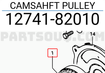 Suzuki 1274182010 CAMSAHFT PULLEY