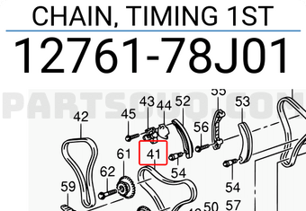 Suzuki 1276178J01 CHAIN, TIMING 1ST